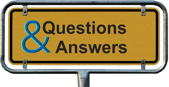 Q&A sign